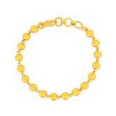 22K Gold Kids Mirror Bead Bracelet
